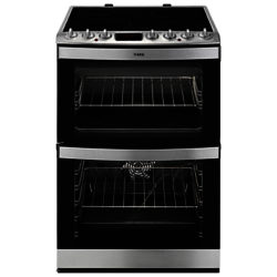 AEG 43102V-MN Freestanding Electric Cooker, Stainless Steel